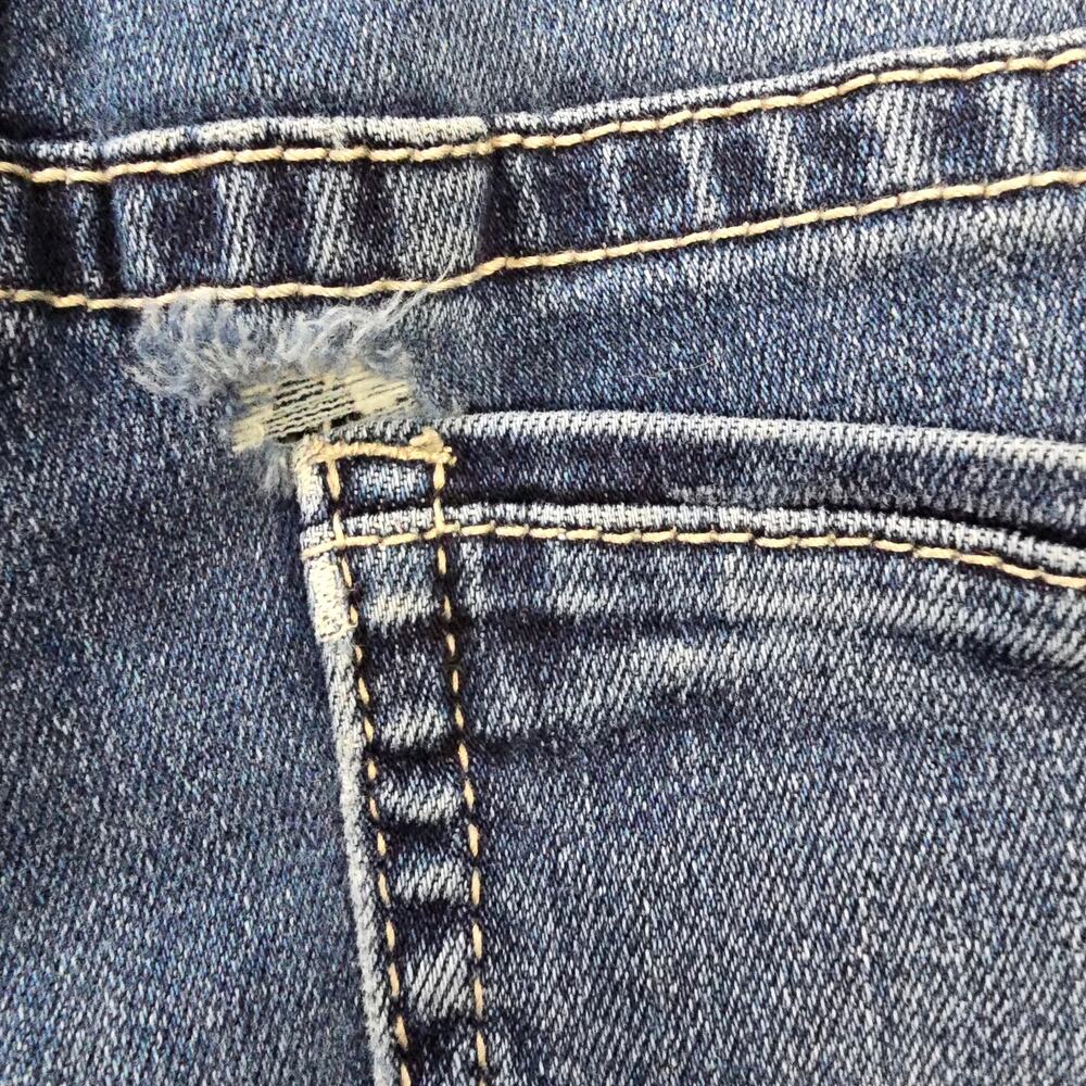 BKE Victoria Jeans Womens 30x31 Blue Mid Rise Bootcut Stretch Denim - Picture 7 of 9